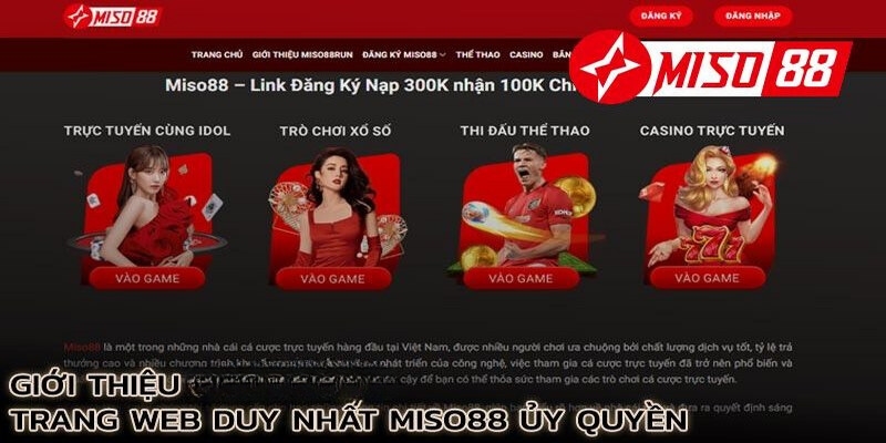 Giới thiệu MISO88 và kho game vượt trội