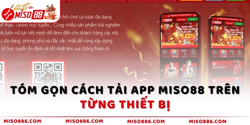 Tóm gọn cách tải App MISO88 trên từng thiết bị 