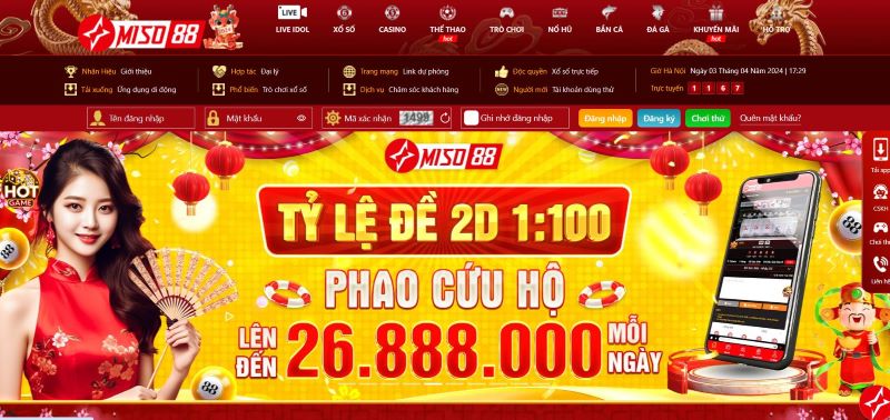 Nhà cái Miso88 luôn đề cao tính trung thực và minh bạch