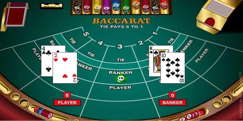 Cách tính điểm game Baccarat tại Petalive